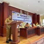 Wakil Bupati Parigi Moutong Bacakan Sambutan Bupati pada Penandatanganan Perjanjian Kinerja Bidang Kesehatan TA 2026