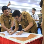Bupati H. Erwin Burase Ikuti Rakor Tata Kelola Pertambangan Ramah Lingkungan Bersama Gubernur, Wali Kota dan Bupati Se – Sulteng