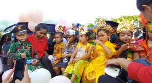 Ratusan Anak PAUD Parigi Moutong Ikuti Karnaval Hardiknas 2026 di Parigi