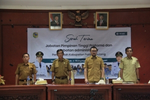 Sertijab Pejabat Pemkab Parigi Moutong, Sekda Tekankan Integritas dan Pelayanan Publik